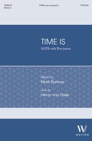 Time Is SATB choral sheet music cover Thumbnail